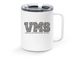 VMS Travel Mug, a White Stainless Steel Travel Mug