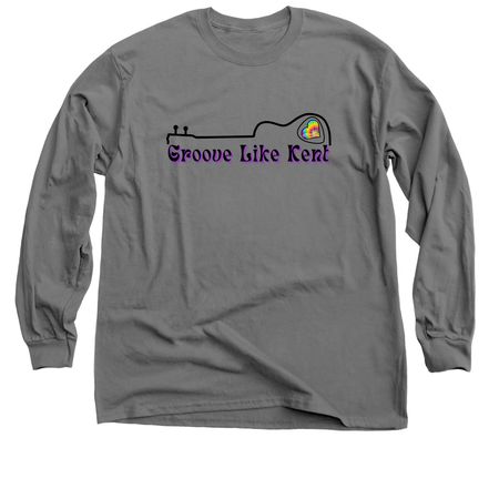Groove Like Kent Memorial Scholarship, a Charcoal Classic Long Sleeve Tee