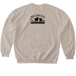 Love, Valentino, a Sand Softstyle Crewneck Sweatshirt (back-view)
