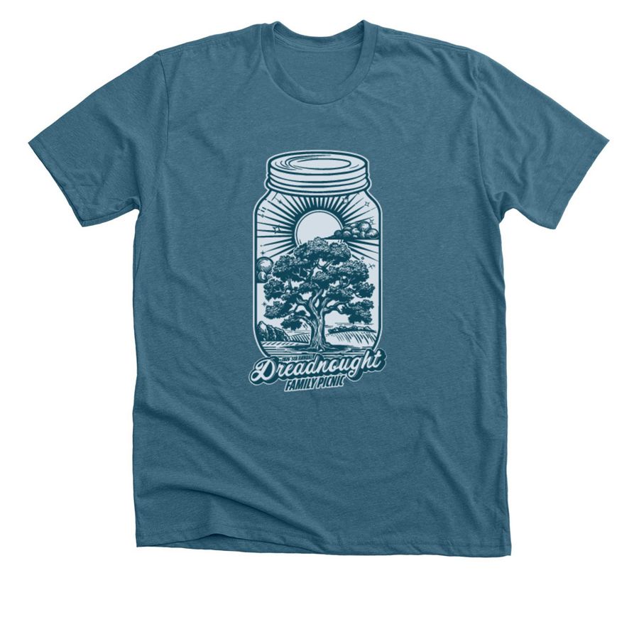 DFP 26 Teal&nbsp;, a Heather Deep Teal Premium Unisex Tee