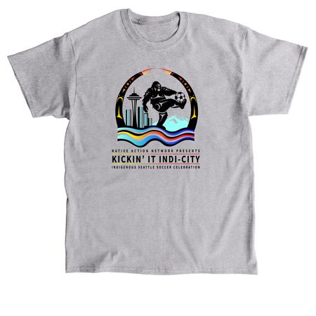 Kickin' It Indi-City, a Sport Grey Classic Unisex Tee