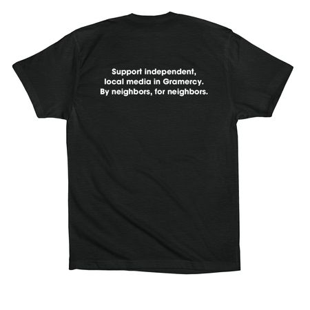 Spread the Word, a Vintage Black Premium Cotton Tee (back-view)