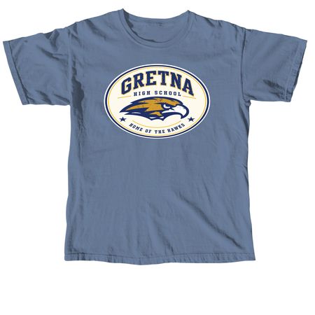 Always a Hawk - Gretna Hawks, a Blue Jean Comfort Colors Unisex Tee
