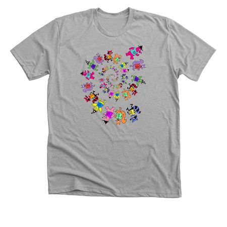 Grateful&nbsp;, a Athletic Heather Premium Unisex Tee