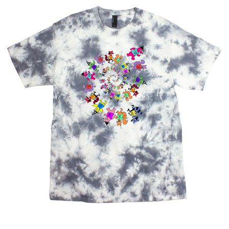Grateful&nbsp;, a Grey Crystal Tie Dye Tee