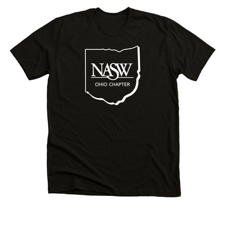 NASW Ohio Vintage Logo, a Solid Black Blend Premium Unisex Tee
