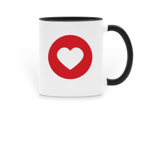 Love Mugs : for Kitchen on the Street, a Black Two-Tone Ceramic Mug