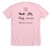 Tell Cancer To Take A Hike 2026 Pink Ribbon&nbsp;, a Heather Pink Premium Unisex Tee (back-view)
