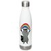 Feral Queer Water Bottle, a White Stainless Steel Water Bottle