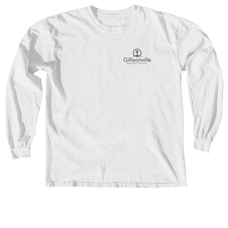 GBC Logo, a White Comfort Colors Long Sleeve Tee