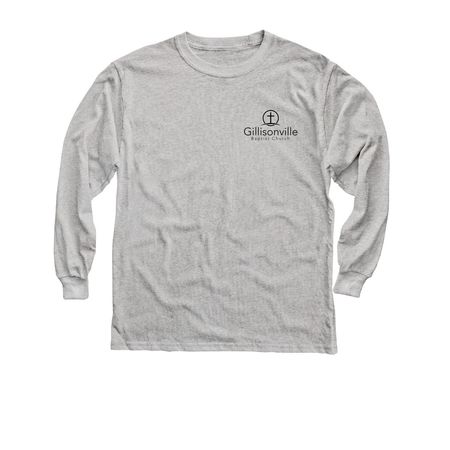 GBC Logo, a Sport Grey Youth Long Sleeve Tee