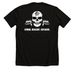 Fall 2025, a Solid Black Blend Premium Unisex Tee (back-view)