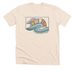 Faithful As The Waves, a Heather Soft Cream Premium Unisex Tee