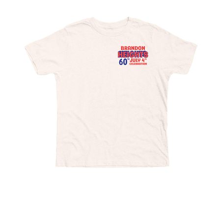 Youth Tee, a Heather Natural Premium Youth Tee