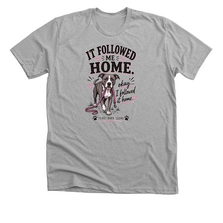It Followed Me Home ?, a Athletic Heather Premium Unisex Tee