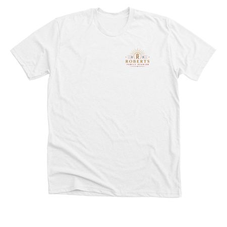 Roots Run Deep, a Solid White Blend Premium Unisex Tee