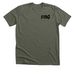 Bigger is Better (Covert), a Heather Military Green Premium Unisex Tee