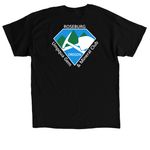 Logo Front and Back, a Black Classic Unisex Tee (back-view)