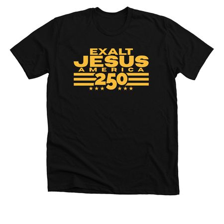 AMERICA 250 - LIBERTY BELL&nbsp;- APPAREL, a Solid Black Blend Premium Unisex Tee