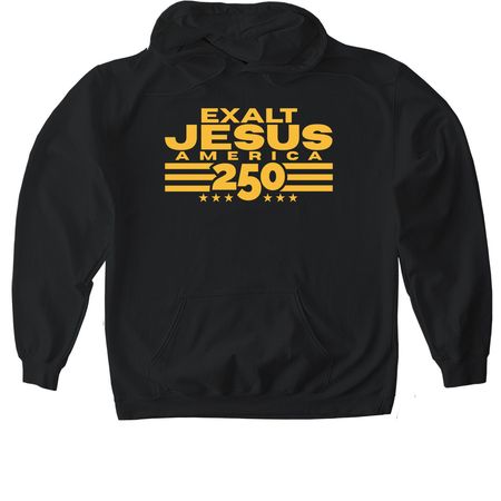 AMERICA 250 - LIBERTY BELL&nbsp;- APPAREL, a Black Gildan Softstyle Pullover Hoodie