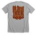 OOHP Logo, a Athletic Heather Premium Unisex Tee (back-view)