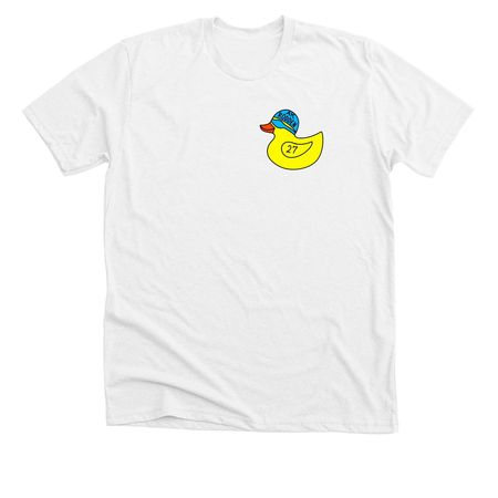 Tyler Rodden Lap-a-thon, a Solid White Blend Premium Unisex Tee