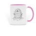 Literally Dead Book Club Mug, a Pink Two-Tone Ceramic Mug