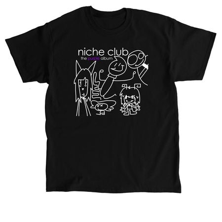 Purple Album Collection, a Black Classic Unisex Tee