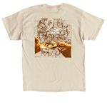 The World is Your Oyster - Original Artwork, a Sand Classic Unisex Tee (back-view)
