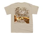 The World is Your Oyster - Original Artwork, a Sand Youth Unisex Tee (back-view)