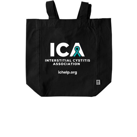 ICA Bags, a Black Recycled Cotton Tote Bag
