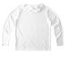Bulldogs Camo, a White UV Performance Long Sleeve Hoodie (back-view)