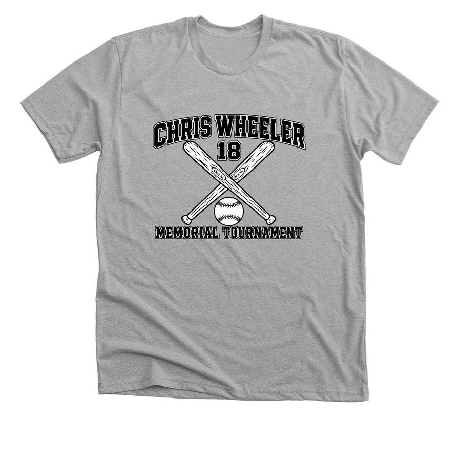 Chris Wheeler Memorial, a Athletic Heather Premium Unisex Tee