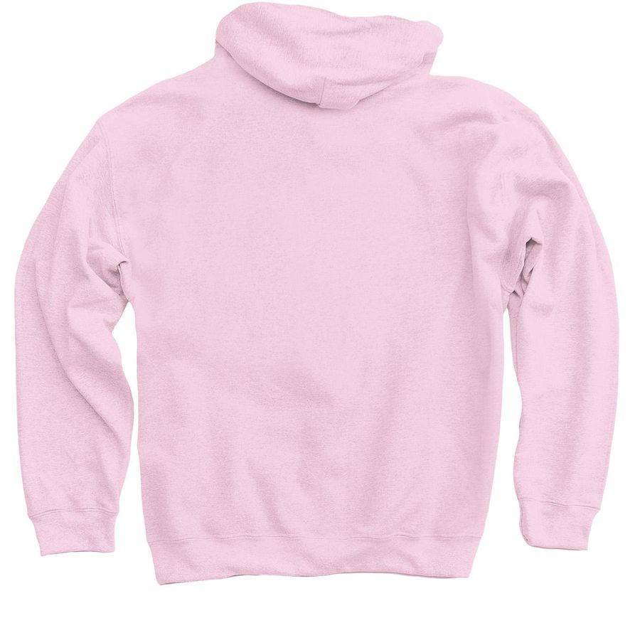 Bring In Spring Green Logo, a Light Pink Pullover Hoodie (back-view)