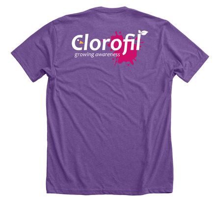 Be You t-shirt, a Heather Team Purple Premium Unisex Tee (back-view)