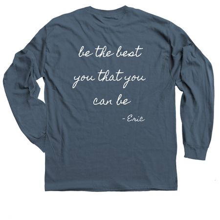 Birdie?s Beats, a Indigo Classic Long Sleeve Tee (back-view)
