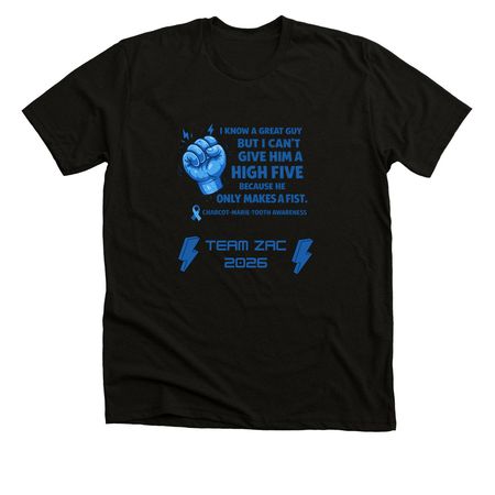 I KNOW A GUY TEE, a Solid Black Blend Premium Unisex Tee