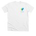 Heart Tee, a Solid White Blend Premium Unisex Tee