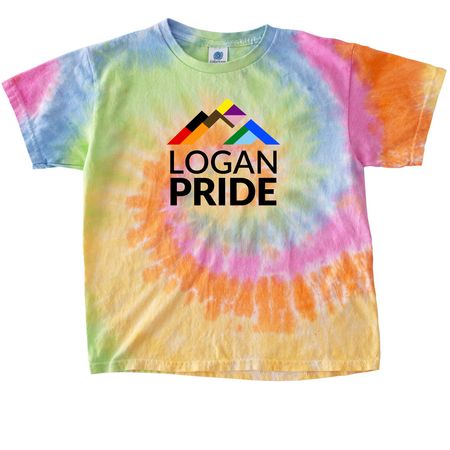 Logan Pride Kids Merch, a Eternity Youth Tie Dye Tee