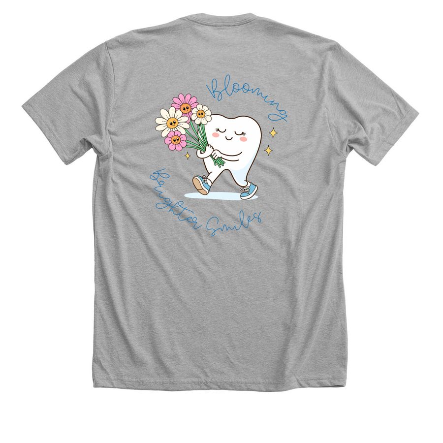 Smiles for All Spring 26', a Athletic Heather Premium Unisex Tee (back-view)