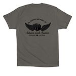 In memory of Autumn Beemer, a Asphalt Premium Cotton Tee (back-view)