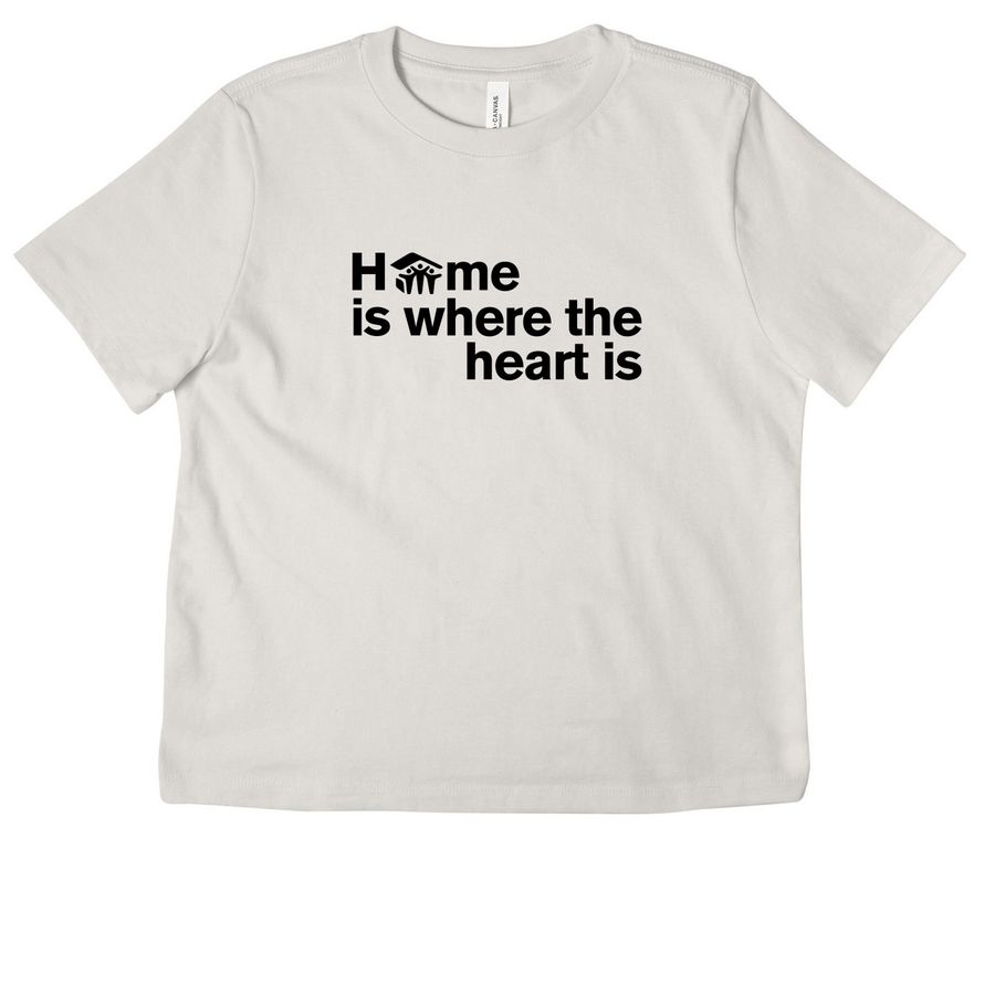 Habitat Texas Home Is Where, a Vintage White Women's Heavyweight Tee
