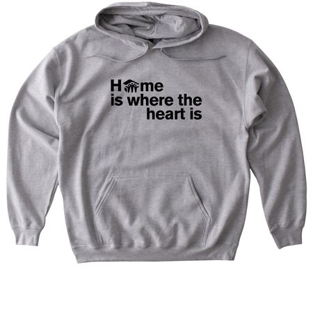 Habitat Texas Home Is Where, a Sport Grey Gildan Softstyle Pullover Hoodie