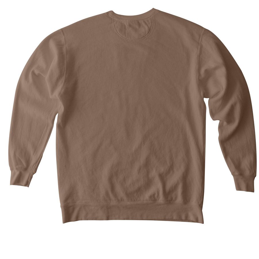 Page?s Pampered Pets&nbsp;, a Espresso Comfort Colors Crewneck Sweatshirt (back-view)