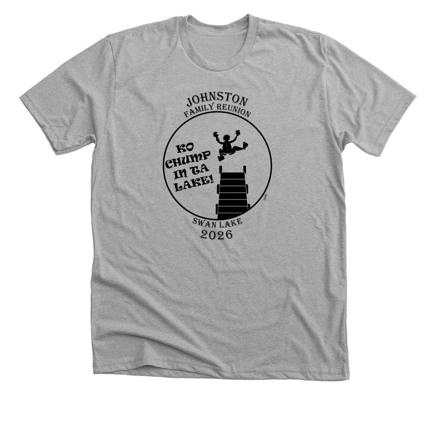 Johnston Cabin fundraiser, a Athletic Heather Premium Unisex Tee