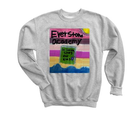 The Victoria, a Sport Grey Youth Crewneck Sweatshirt