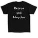 T-shirts, a Black Classic Unisex Tee (back-view)