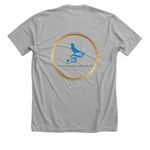 Nightingale Tees & Hoodies, a Athletic Heather Premium Unisex Tee (back-view)