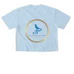 Nightingale Tees & Hoodies, a Chambray Comfort Colors Boxy Tee (back-view)