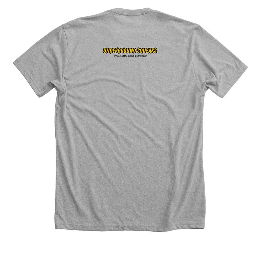 Spay and Neuter Your Dogs, a Athletic Heather Premium Unisex Tee (back-view)
